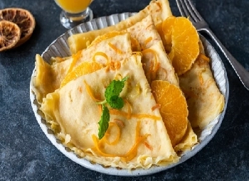 Crêpes suzette express
