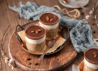 Tiramisu healthy au chia