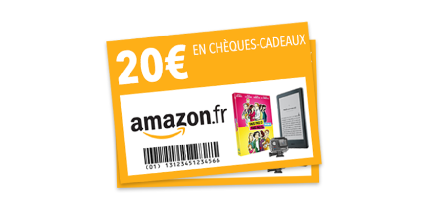 A gagner : 20€ amazon en jouant sur Primolotto